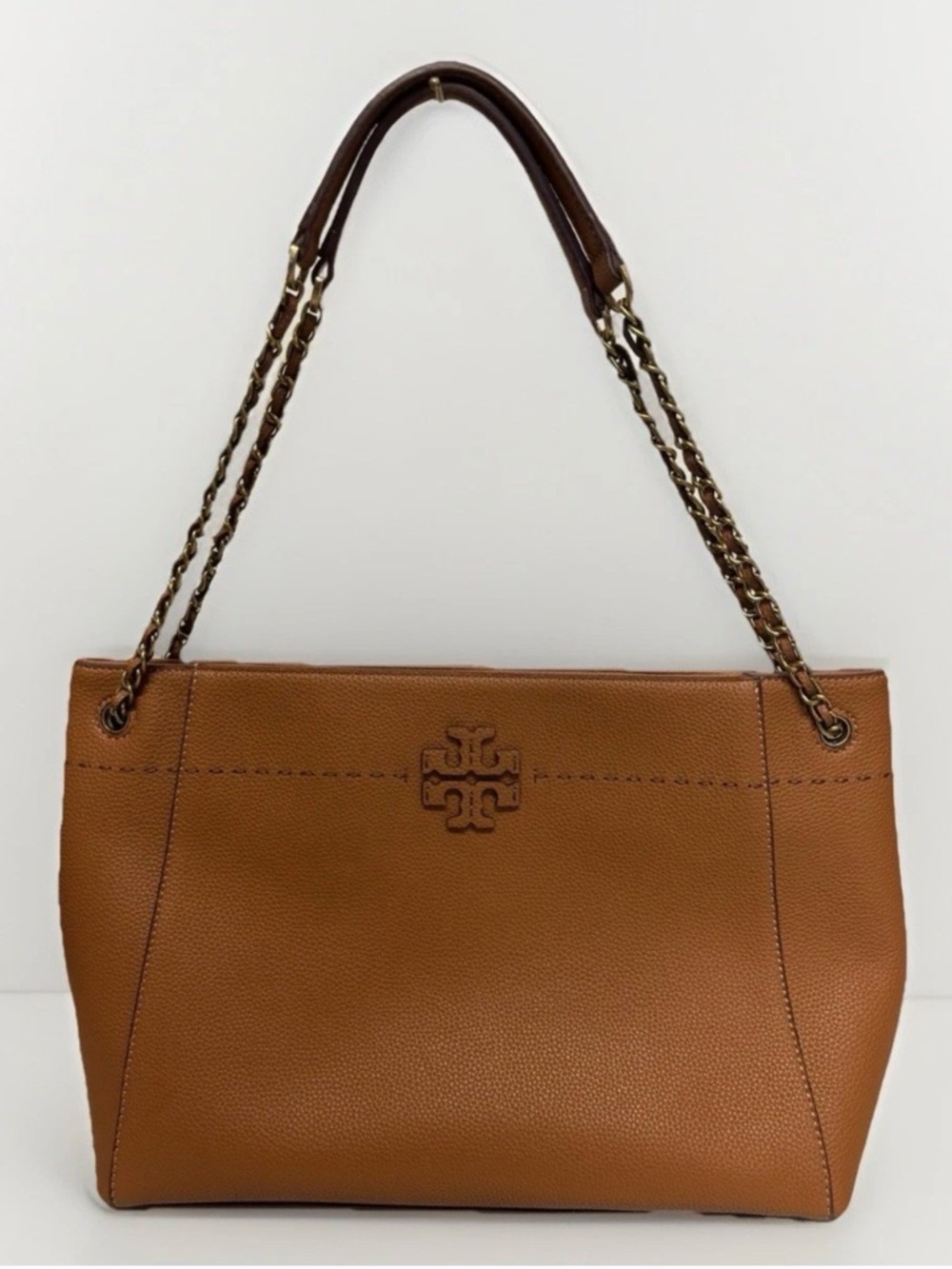 Tory Burch McGraw Chain Shoulder Slouchy Tote - Excellent Condition #5770
